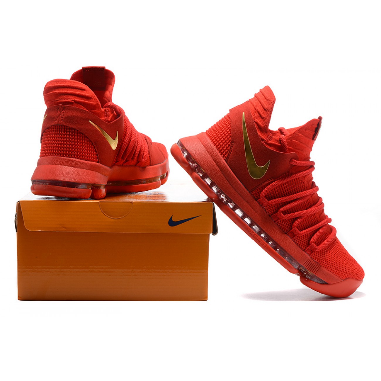 Kevin Durant KD10 "Chinatown" Red/Gold