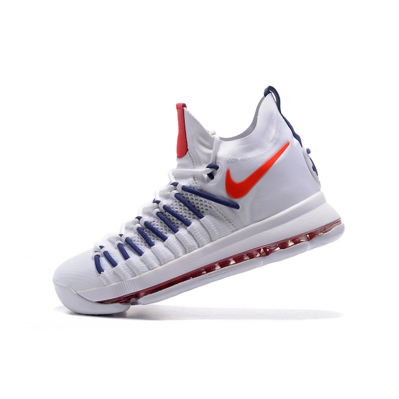 Kevin Durant KD9 White/Deep Blue/Orange