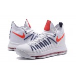 Kevin Durant KD9 White/Deep Blue/Orange