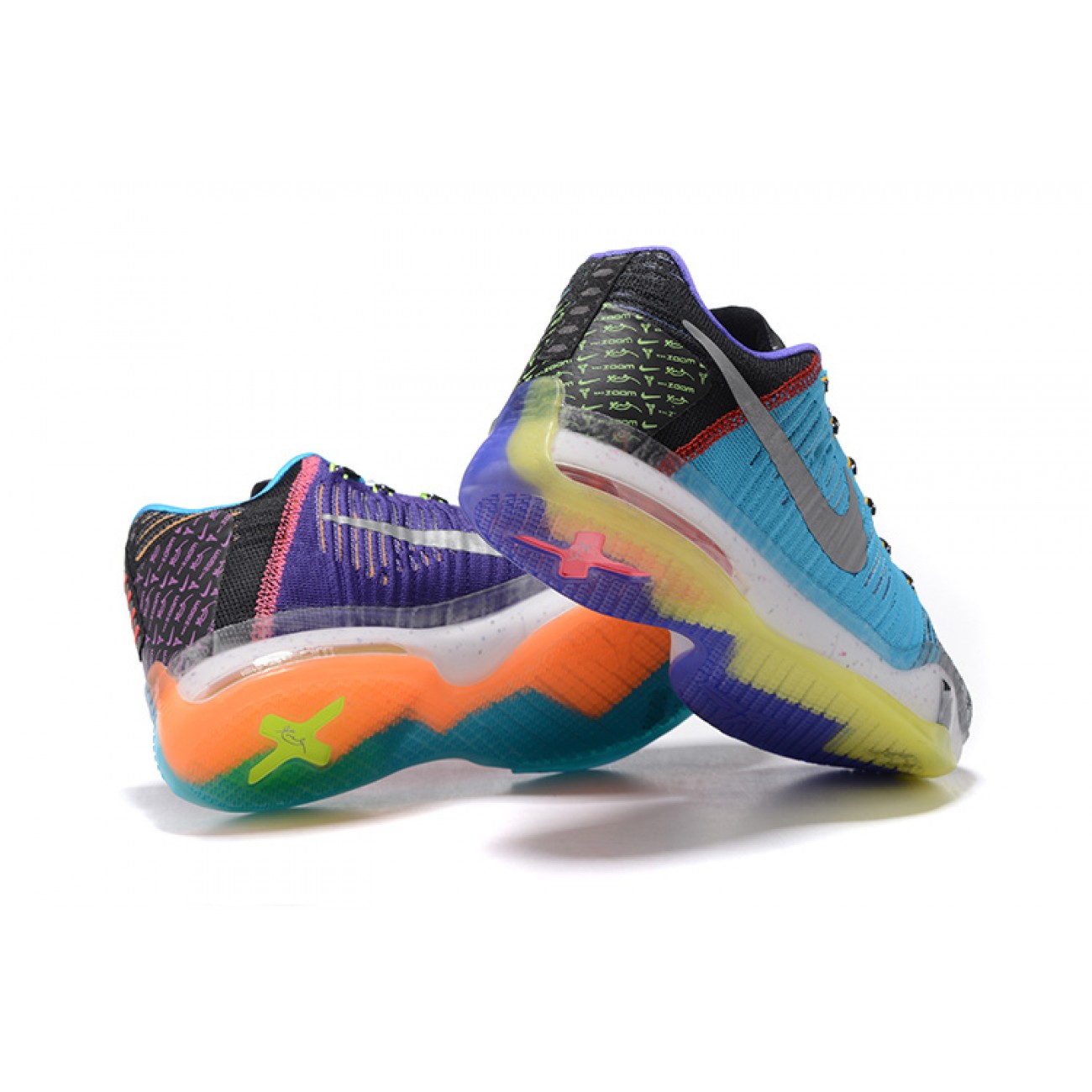 Kobe 10 Elite Low HTM "What The" Sky Blue/Red/Grey