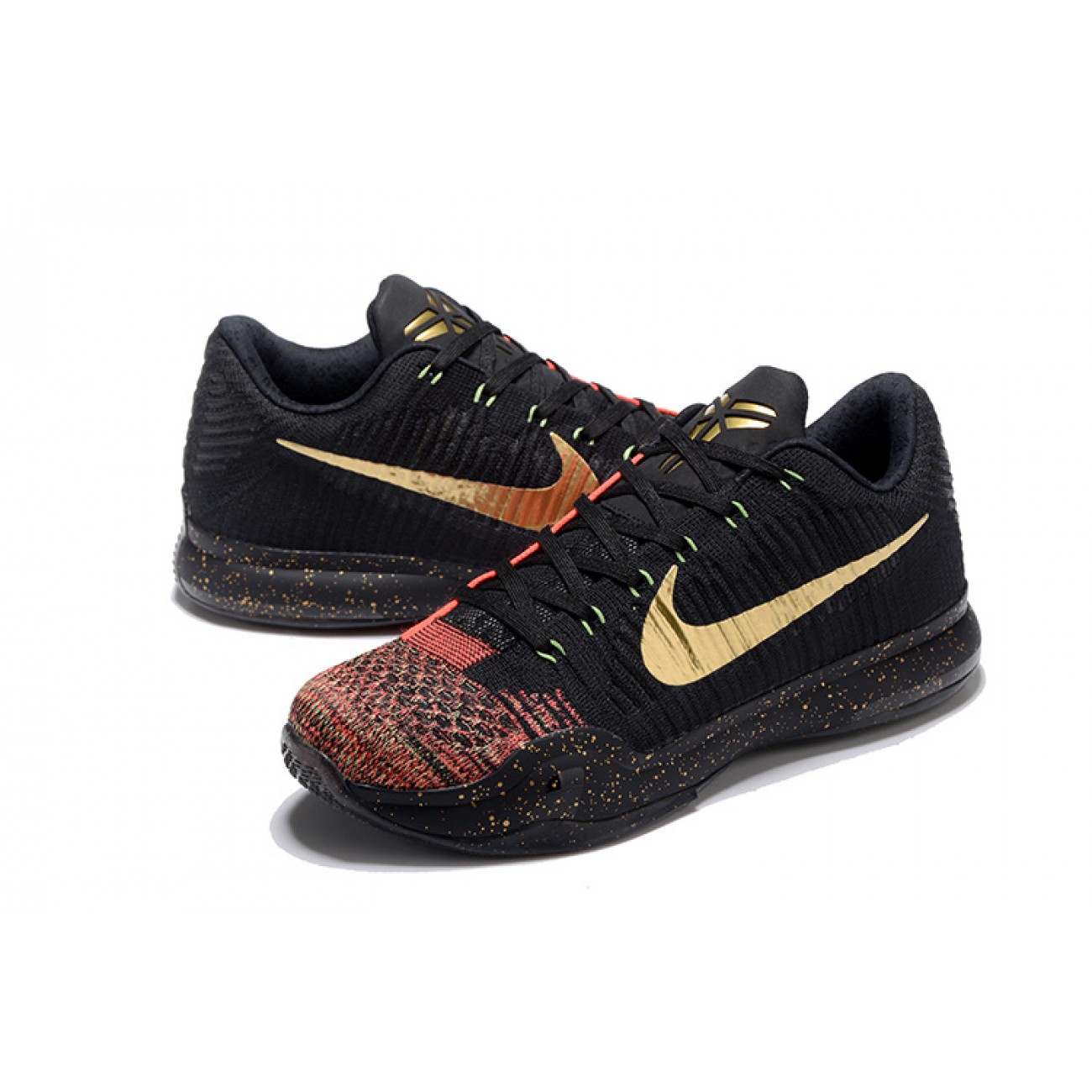 Kobe 10 Elite Low HTM "Christmas" Black/Gold