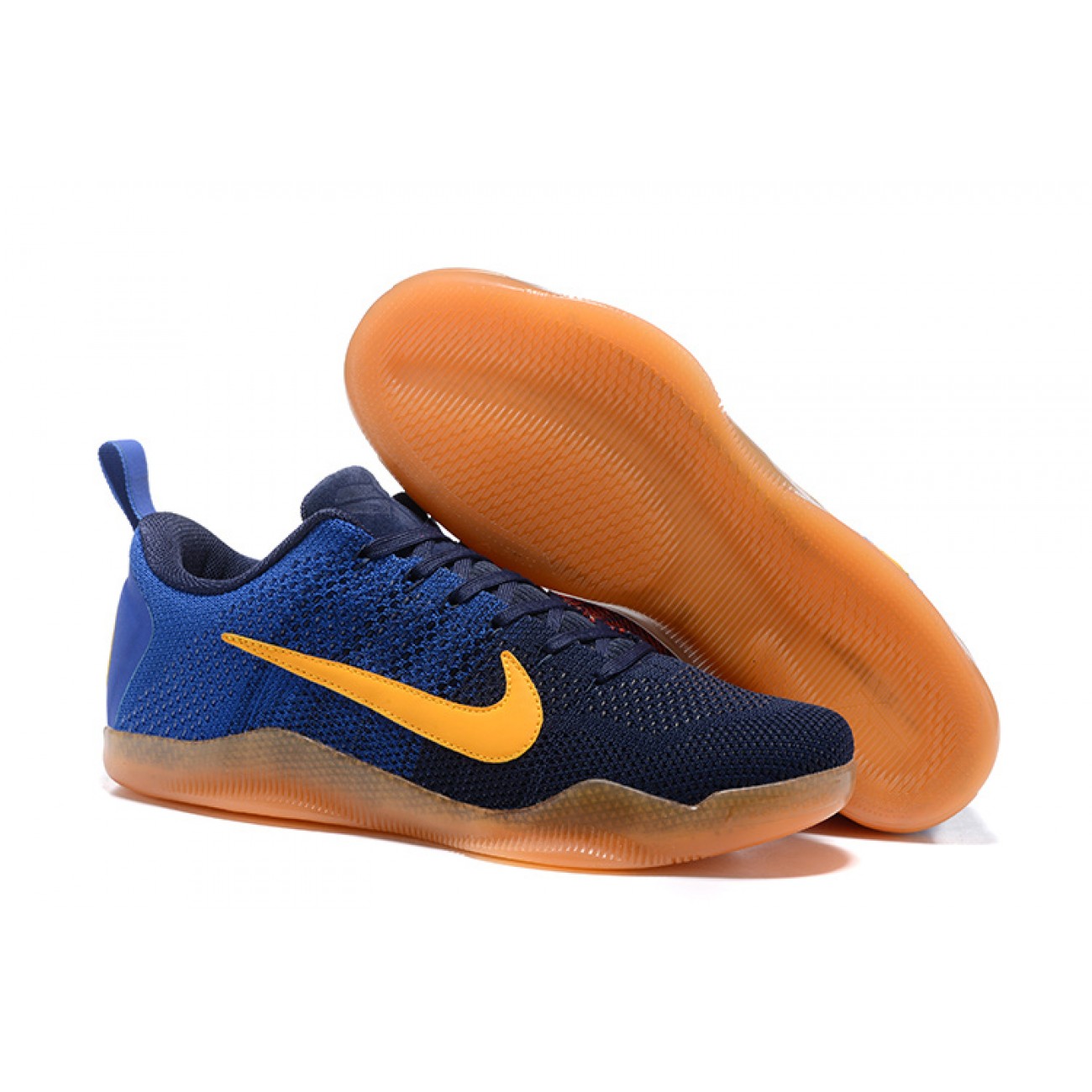 Kobe 11 Elite Low "FC Barcelona" Navy/Yellow