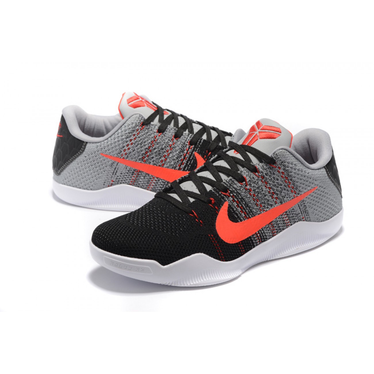 Kobe 11 Elite Low "Muse II / Tinker" Black Cement/Grey/Orange