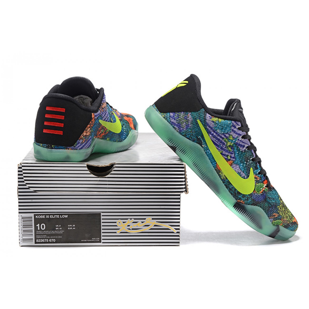 Kobe 11 Elite Low "Prelude" Multicolor/Green