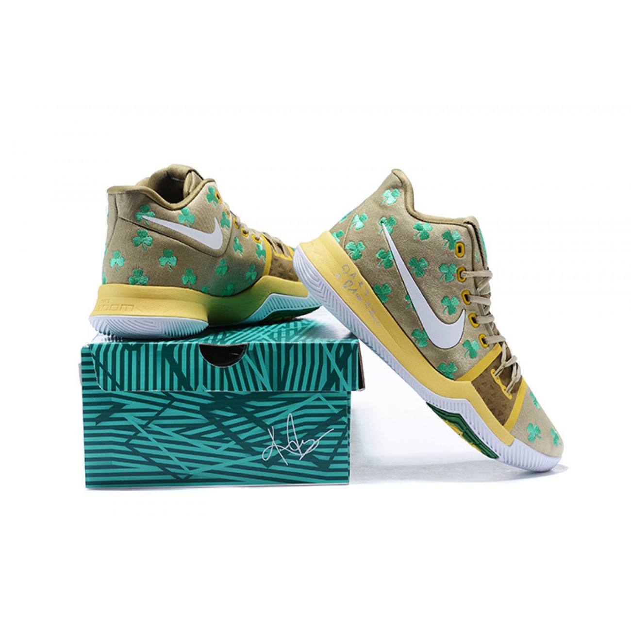 Kyrie 3 "Luck" Gold/Green