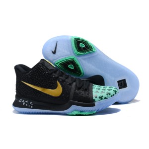 Kyrie 3 "Shamrock / Celtics" Black/Lightgreen/Gold