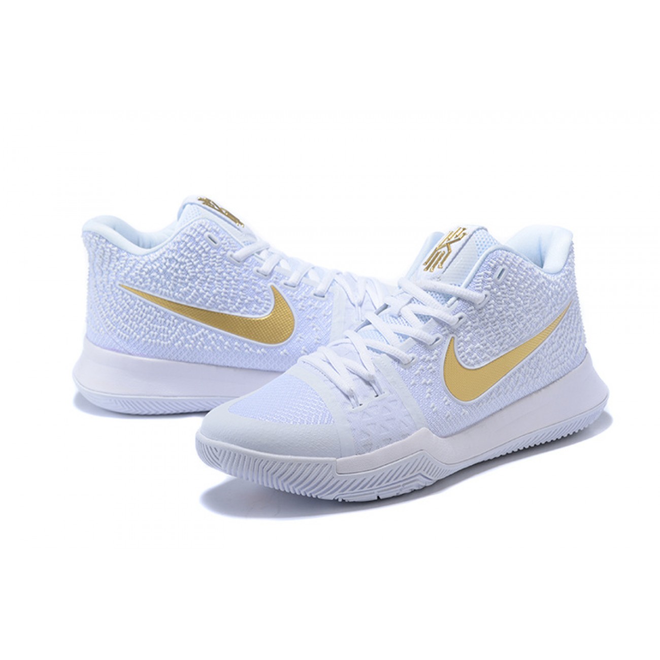 Kyrie 3 White/Gold