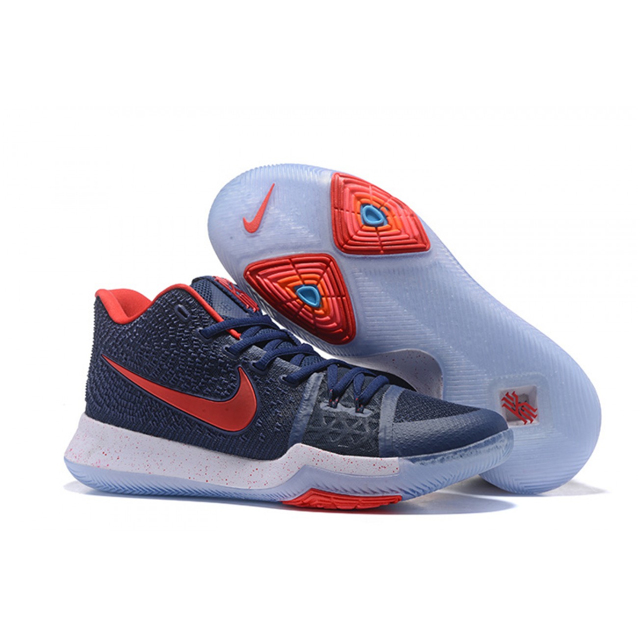 Kyrie 3 Deep Blue/Red