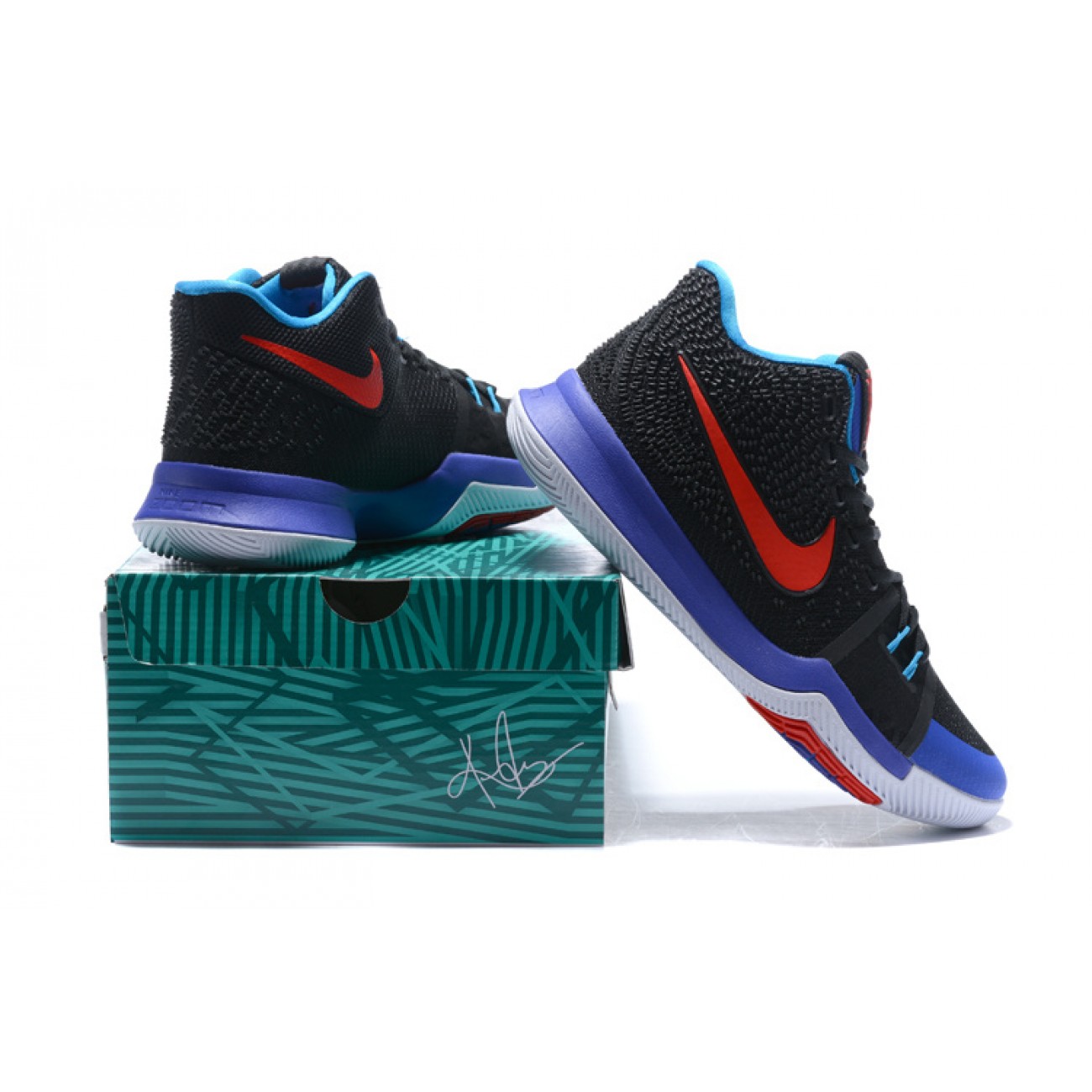 Kyrie 3 Black/Blue/Red