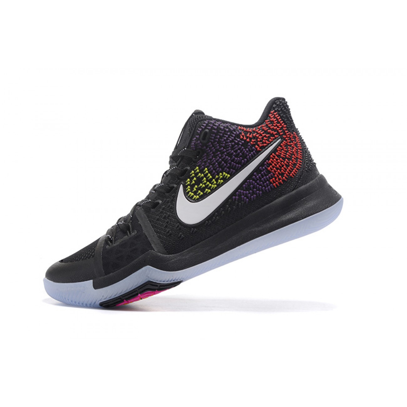 Kyrie 3 "Colorful" Black/Purple/Orange