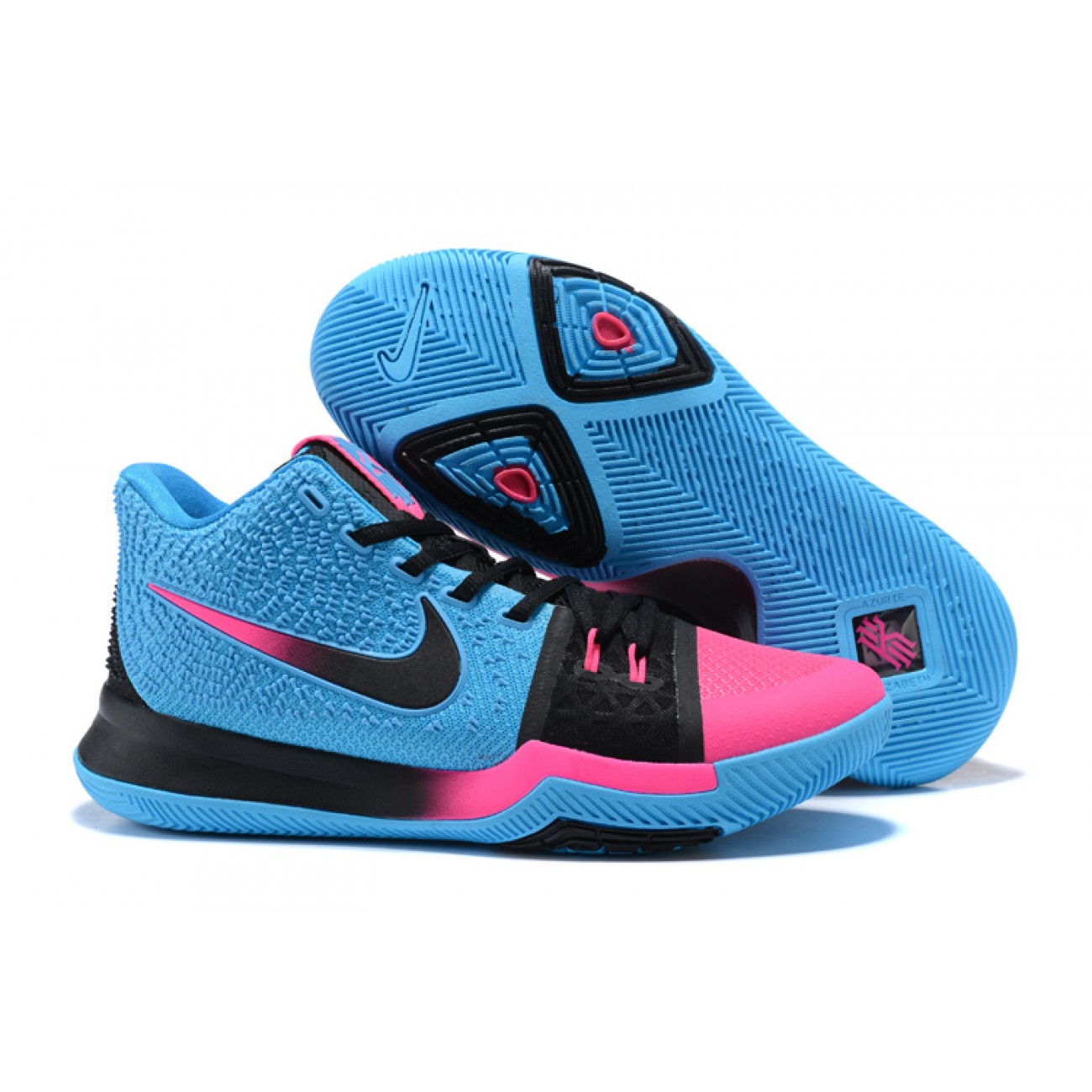 Kyrie 3 "Charity" Blue/Black/Pink