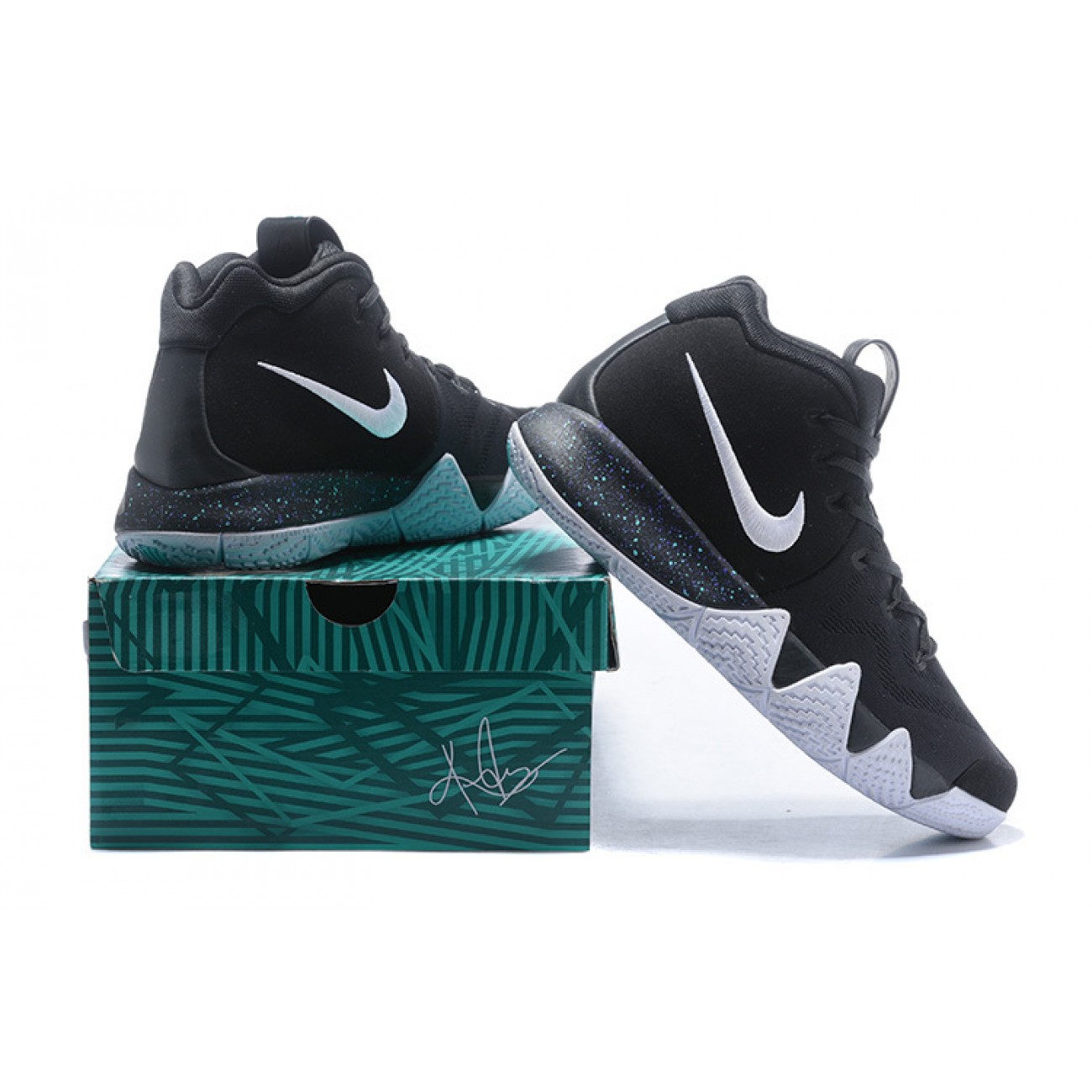 Kyrie 4 Black/Jade White