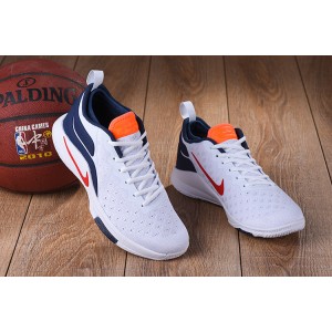 Lebron Witness 2 Flyknit Basketball Shoes White/Deep Blue/Orange/Red