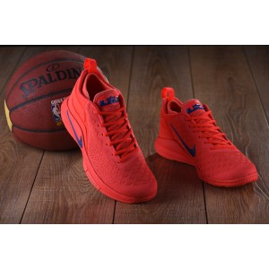 Lebron Witness 2 Flyknit Basketball Shoes Red/Deep Blue