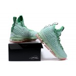 Lebron 15 Mint Green/Pink