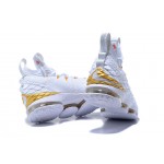 Lebron 15 White/Gold