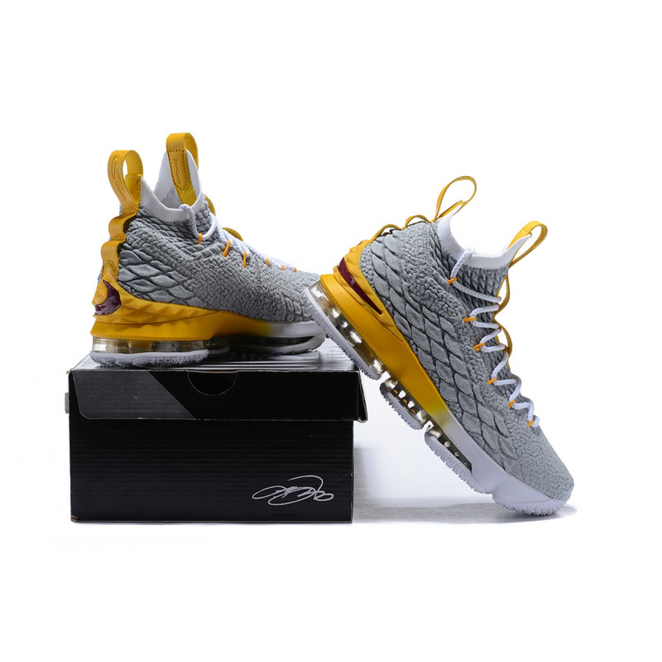 Lebron 15 Grey/Yellow