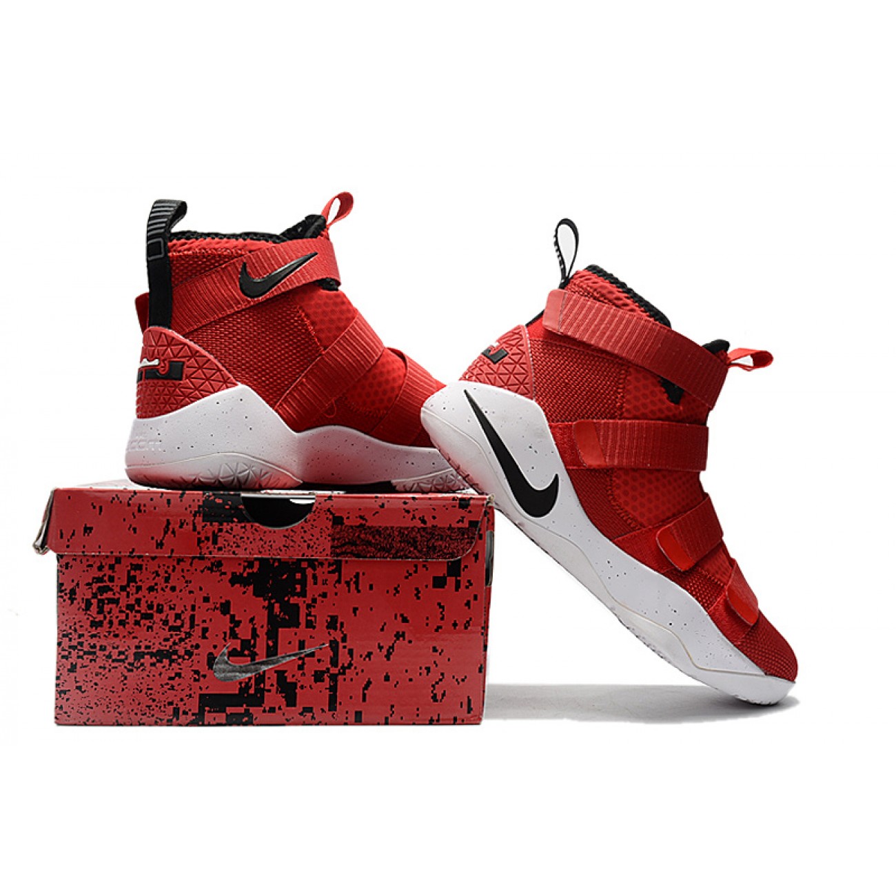 Lebron Soldier 11 Red/Black/White