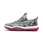 Air Jordan Super Fly Low Basketball Shoes Grey/Red