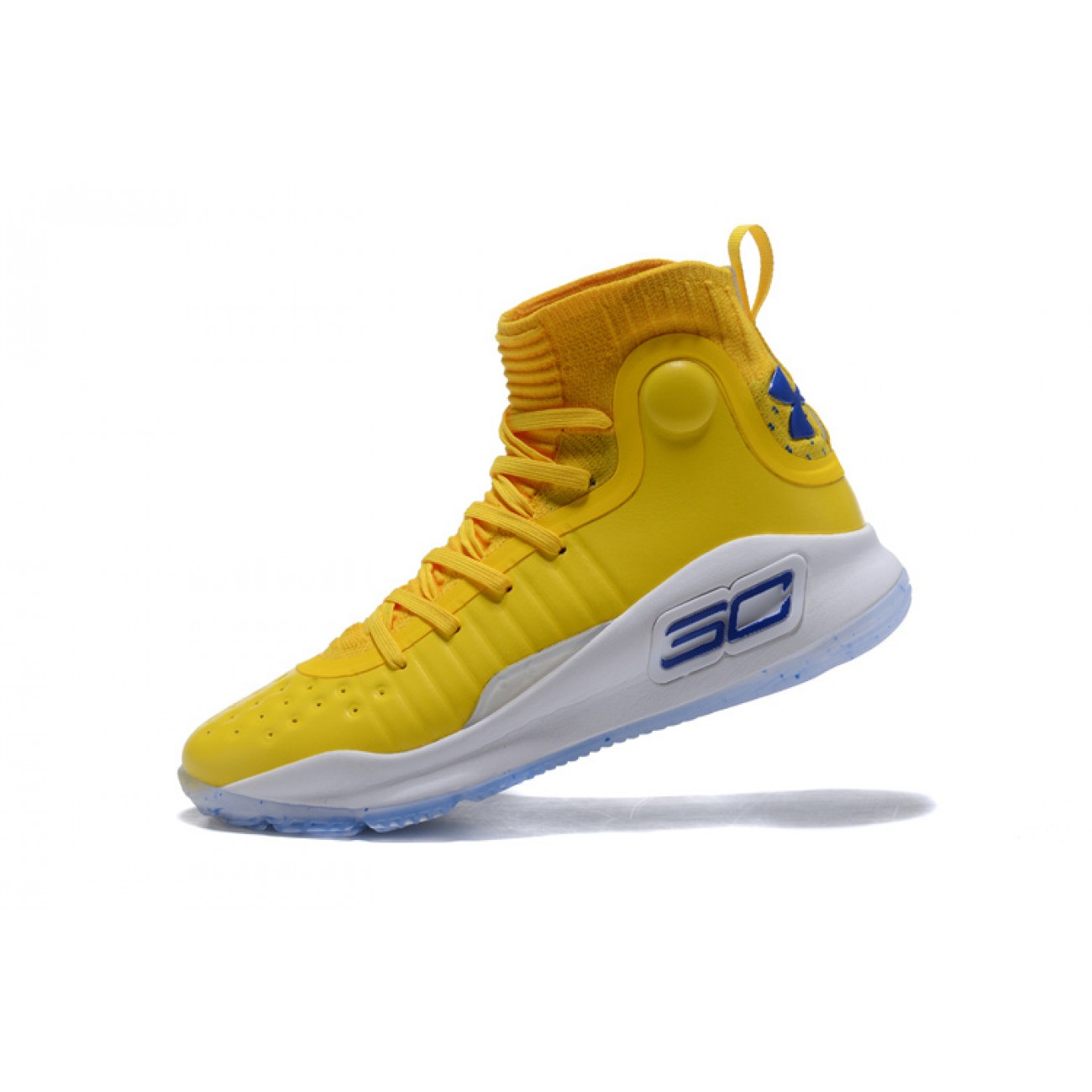 Under Armour UA Curry 4 "Braves" Yellow/Blue/White