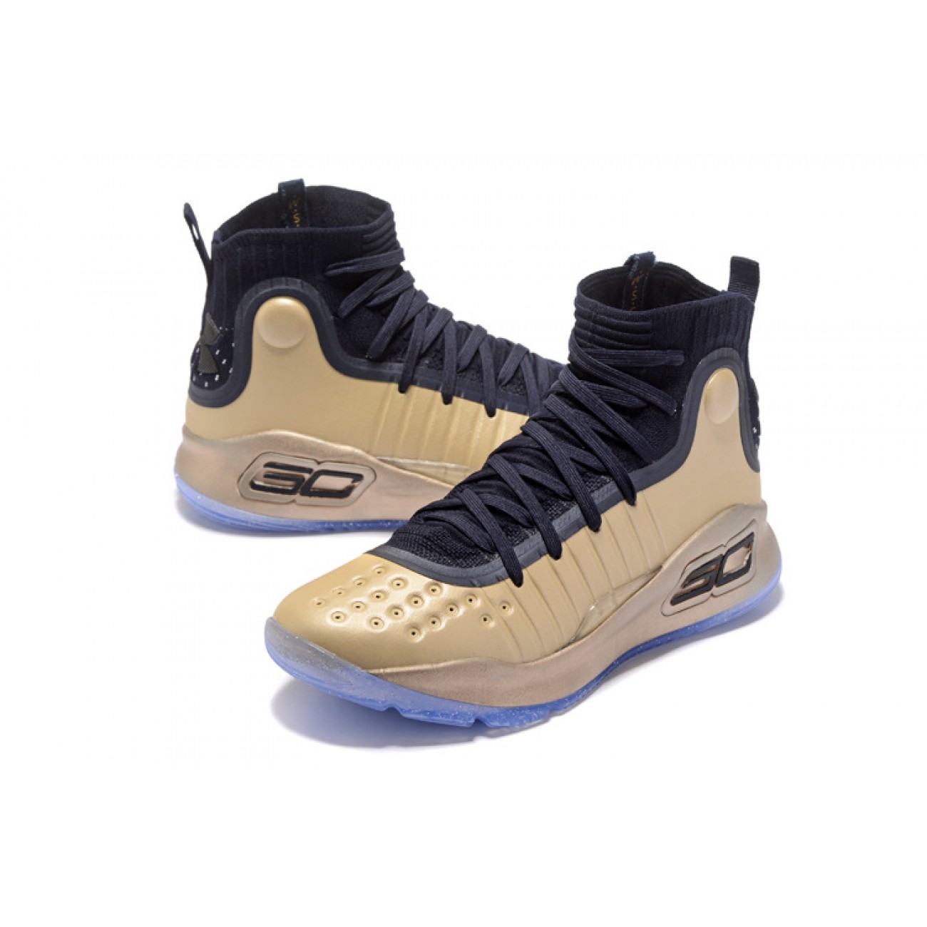 Under Armour UA Curry 4 "Parade / Championship" Black/Gold