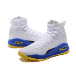 Under Armour UA Curry 4 White/Blue/Yellow