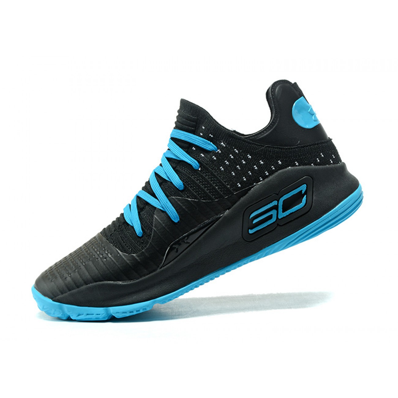 Under Armour UA Curry 4 Low Black/Lightblue