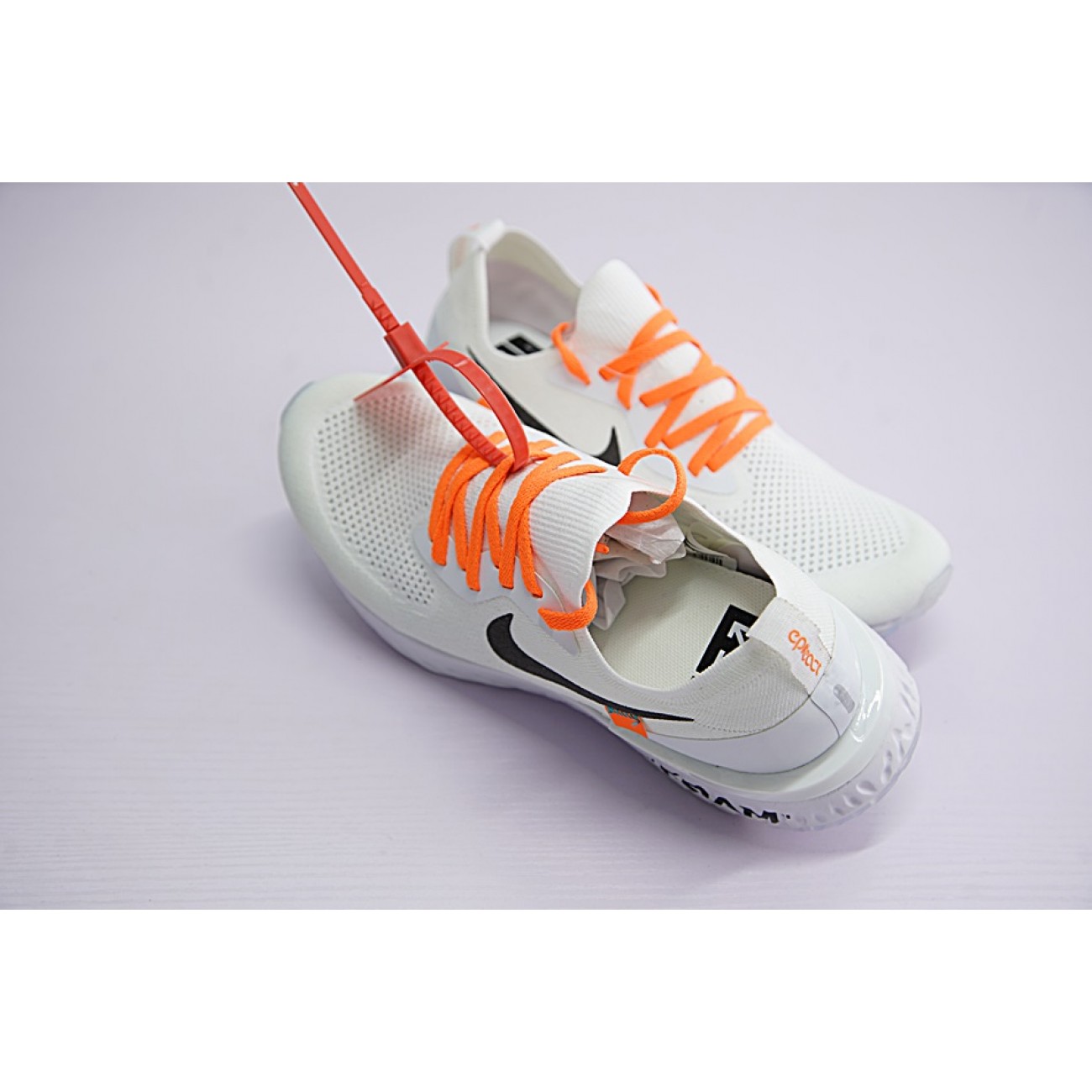 Off White x Nike Epic React Flyknit AQ0070-100