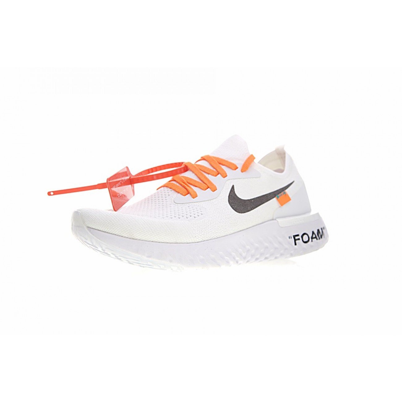 Off White x Nike Epic React Flyknit AQ0070-100