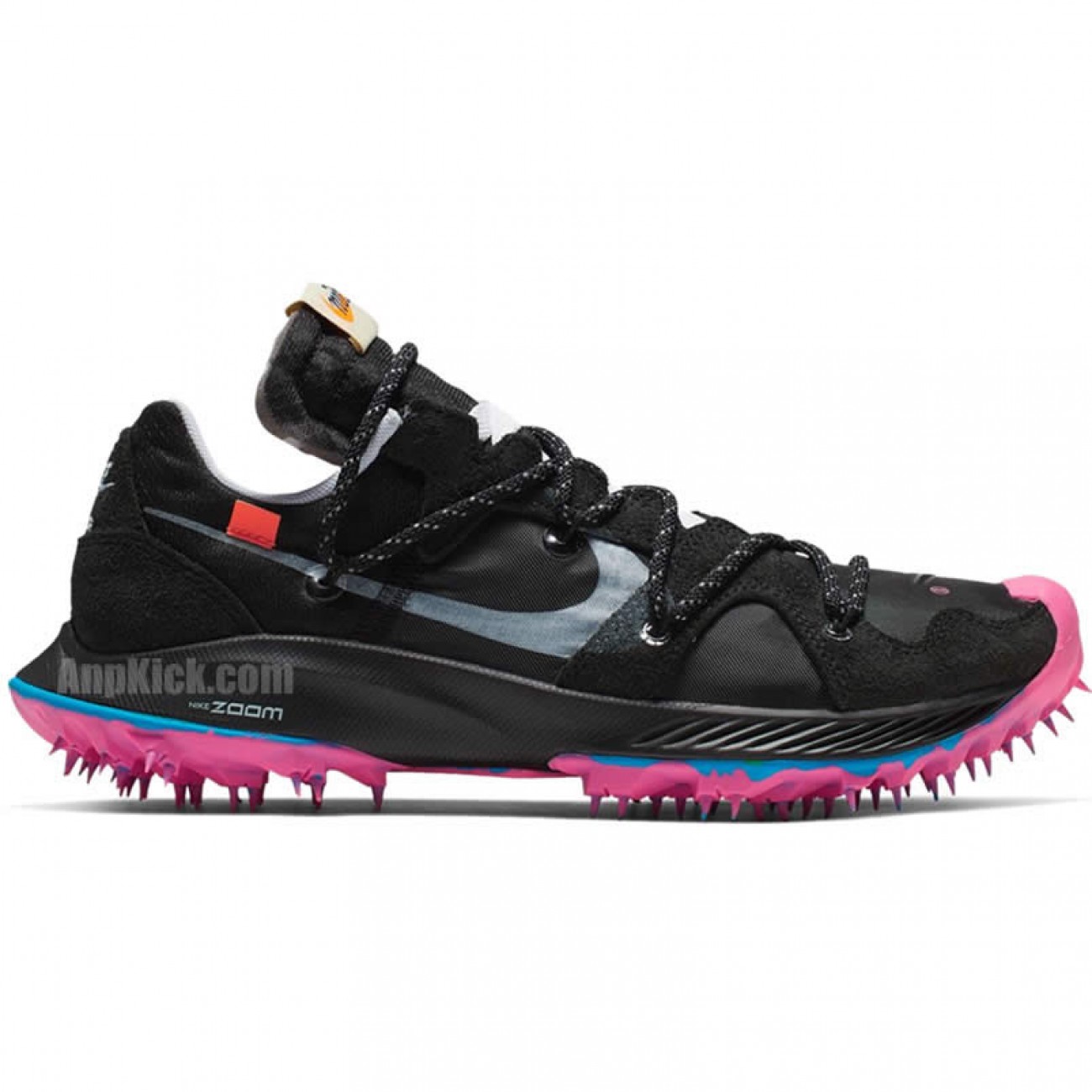 Off-White x Nike Zoom Terra Kiger 5 Black/Pink "Athlete In Progress" CD8179-001