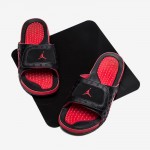 Air Jordan Hydro 13 Sandals Slippers Black Red 684915-001