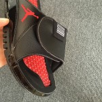 Air Jordan Hydro XI AJ11 Black Red Sandals Slippers