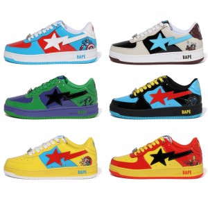 A Bathing Ape Bape Sta Marvel Comics Rocket Raccoon Thor Hulk Captain America Black Widow Iron Man (2022)