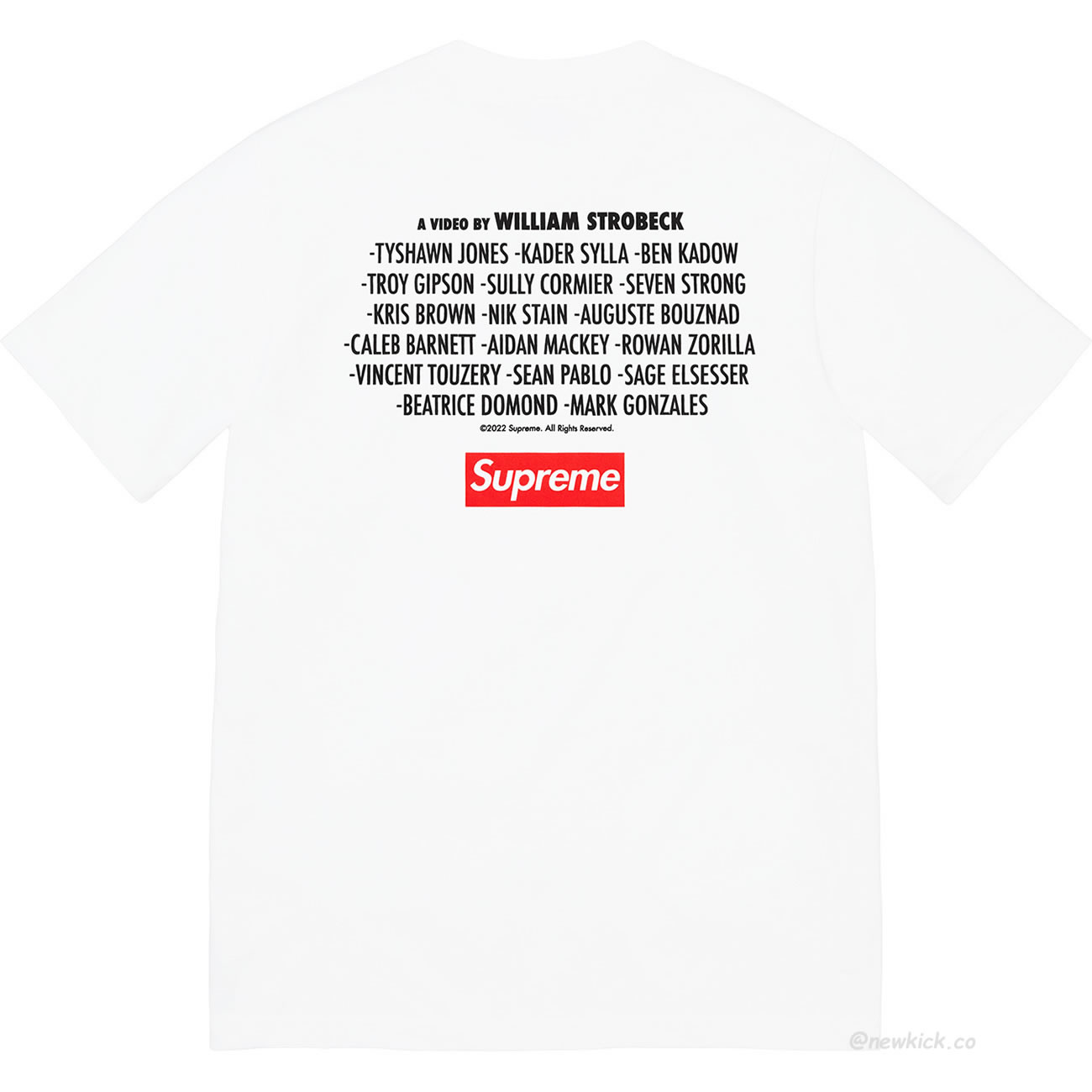 Supreme 22FW Play Dead Tee