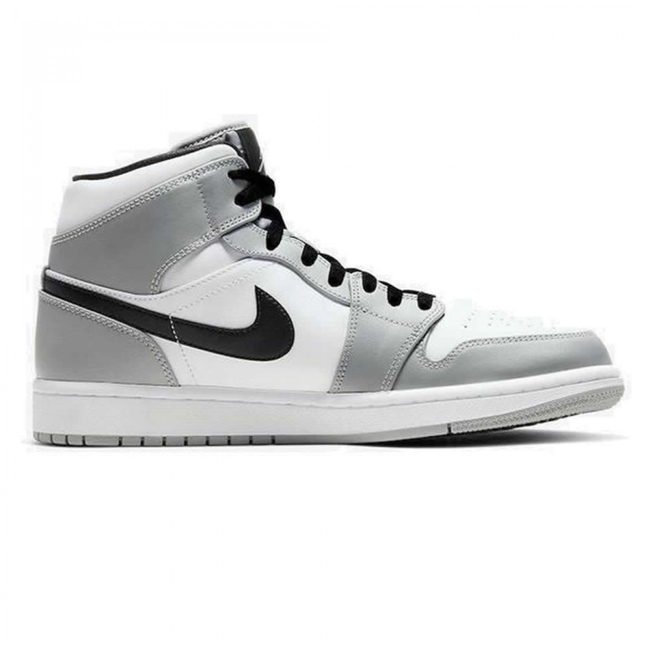 AIR JORDAN 1 MID LIGHT SMOKE GREY 554724-092