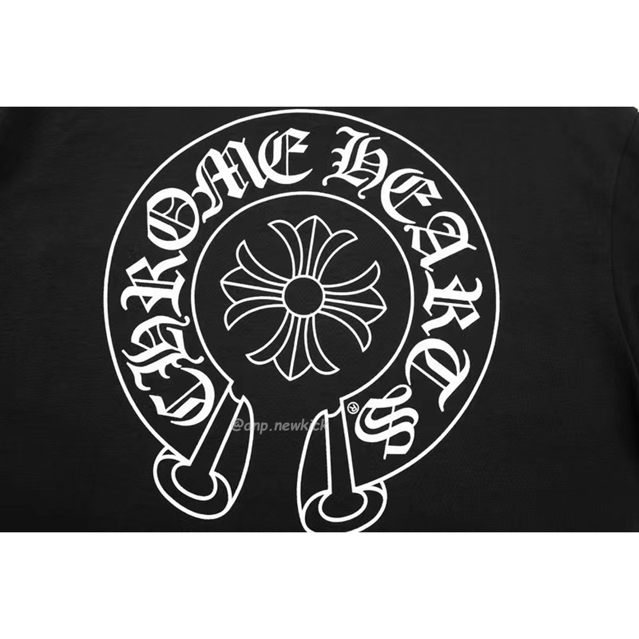 Chrome Hearts Horse Shoe Logo Pocket Black T-Shirt