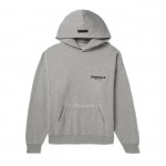 Fear of God Essentials Core Collection Kids Pullover Hoodie Dark Heather Oatmeal