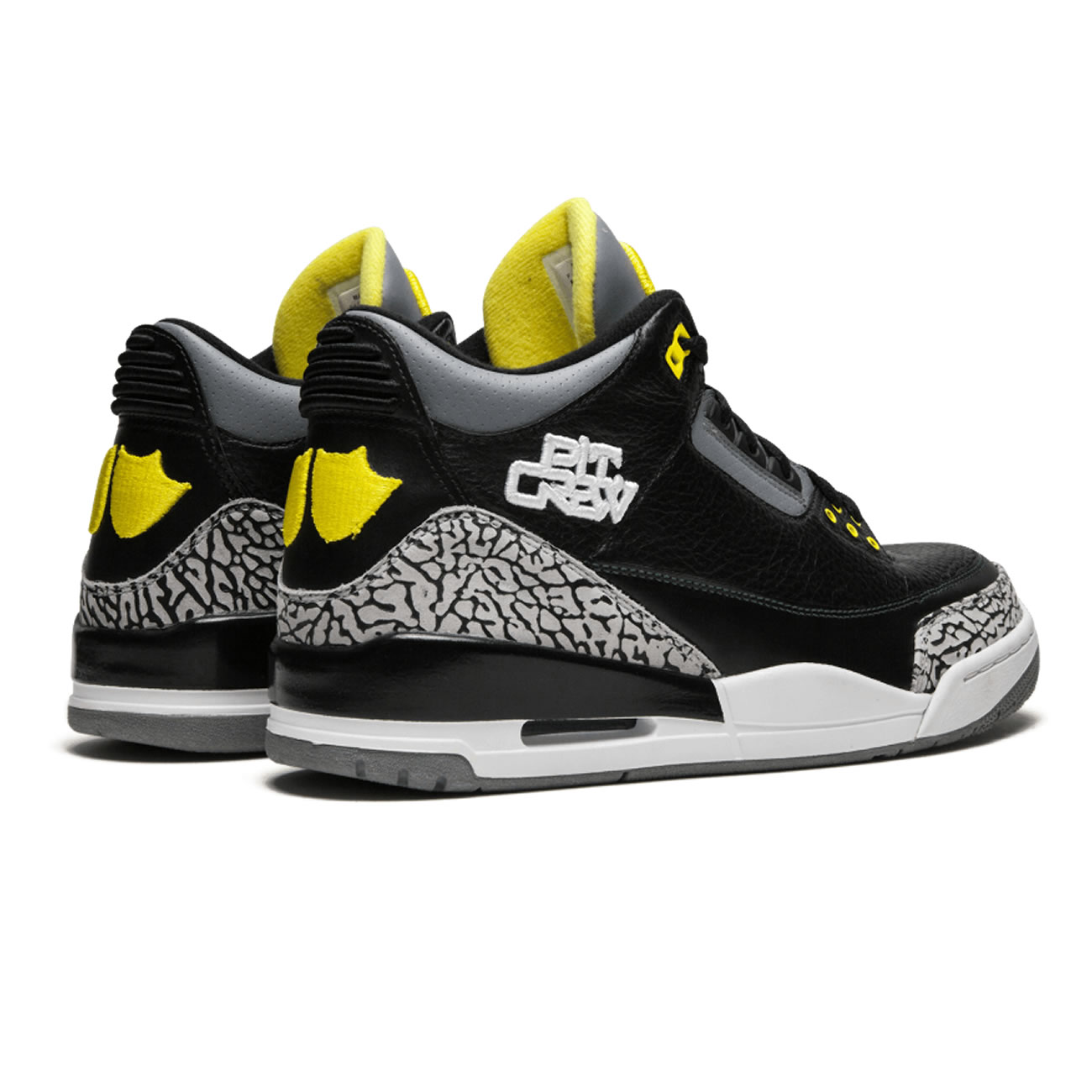 Air Jordan 3 Retro Oregon Ducks Pit Crew White Black (Both Pairs) H011-MNJDLS-594282233