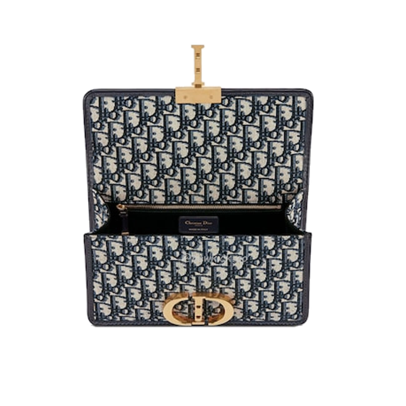 Dior 30 MONTAIGNE CHAIN BAG Blue Dior Oblique Jacquard M9208UTZQ-M928