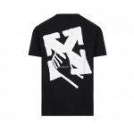 OFF-WHITE Hand Arrow Tee White Black