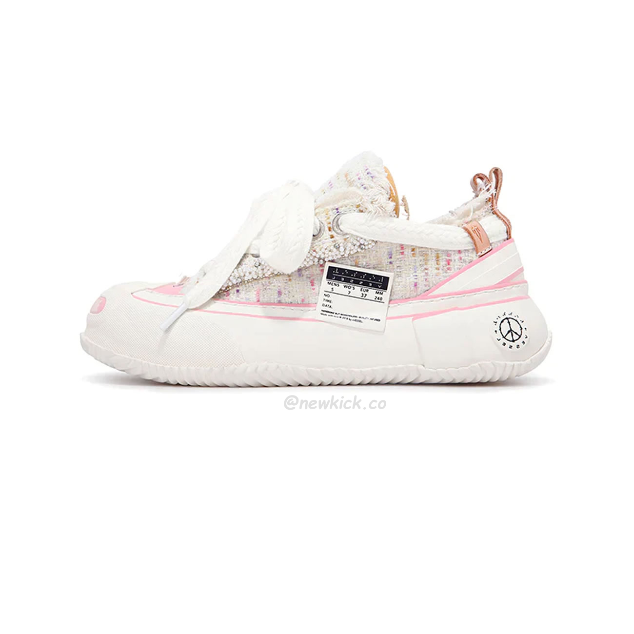 XVESSEL G.O.P. 2.0 MARSHMALLOW LOWS BLACK WHITE PINK