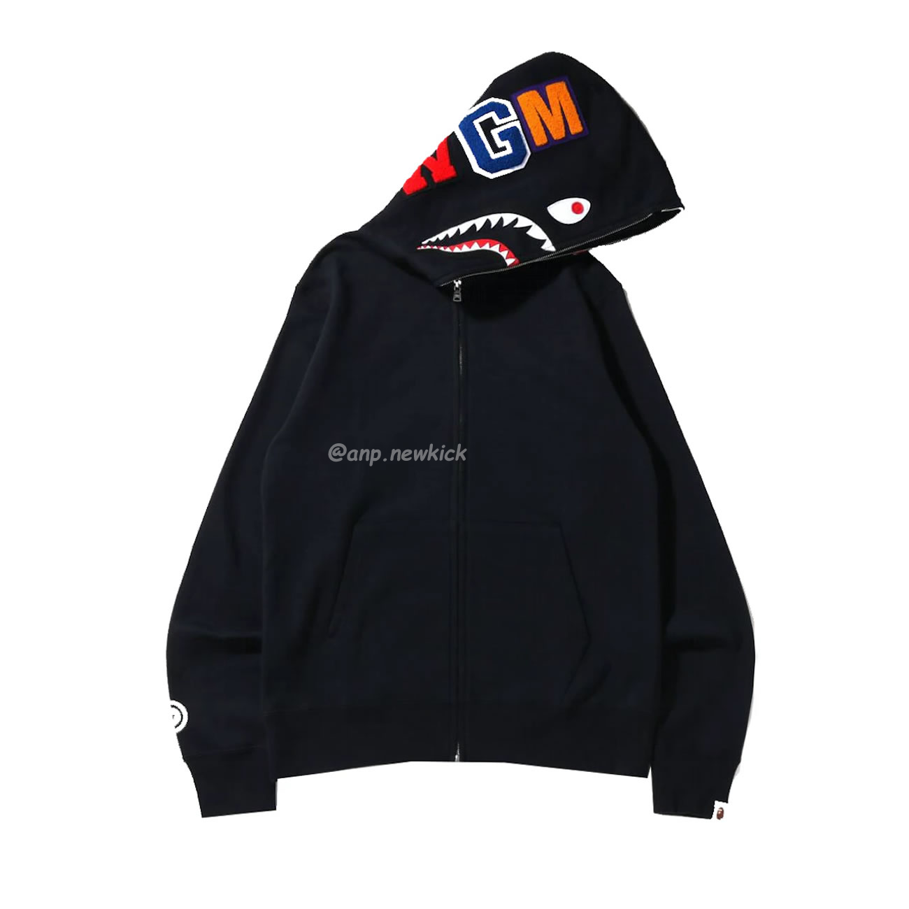 BAPE Shark Full Zip Hoodie Black (SS22)