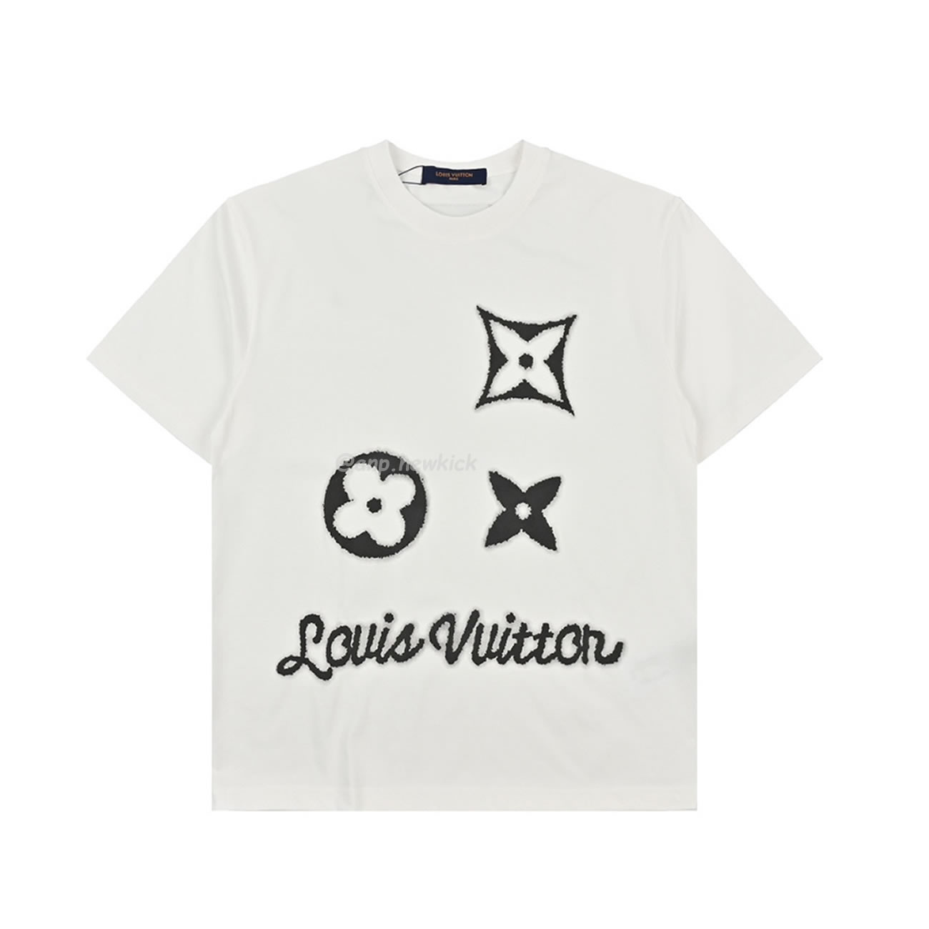 Louis Vuitton 24ss 3D foam printed short sleeves T-shirt