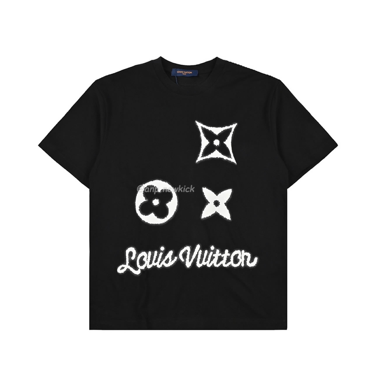 Louis Vuitton 24ss 3D foam printed short sleeves T-shirt