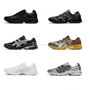 ASICS GEL-1090 Black Pure Silver Andersson Bell White Orange