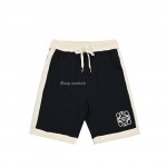 Loewe 24ss Embroidered logo color blocking waffle shorts