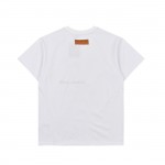 Louis Vuitton Classic Alphabet Digital Direct Spray Round Neck Short Sleeve T-shirt