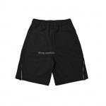 Chrome Hearts 23ss Black White Side Zipper Shorts