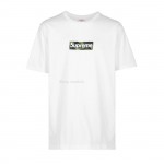 Supreme box logo cotton White Navy Black T-shirt