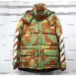 Off-white ow17fw Striped arrow camouflage coat